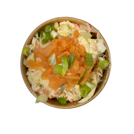 Zalm salade toast
